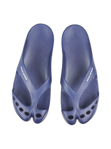 AQUA SPEED Unisex's Pool Slippers Alaska Navy Blue