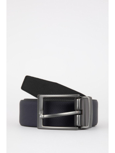 DEFACTO Men's Faux Leather Belt