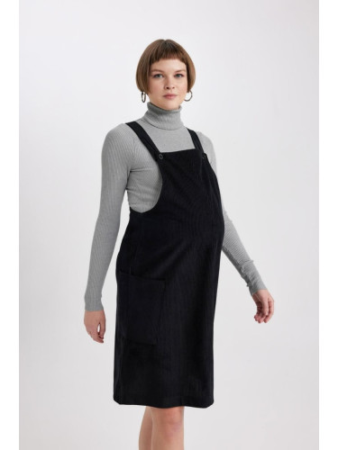 DEFACTO Regular Fit Midi Maternity Overalls Dress