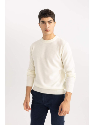 DEFACTO Standard Fit Crew Neck Knitwear Sweater