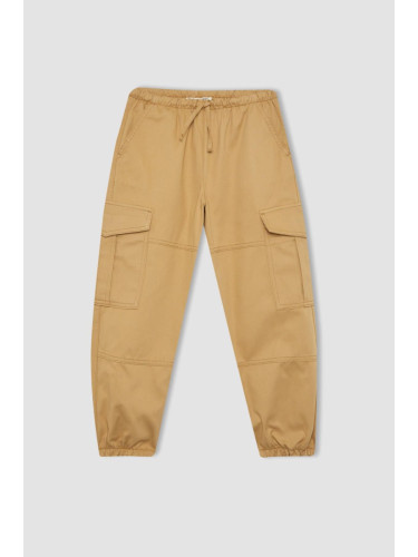 DEFACTO Girls' Parachute Cargo Cotton Trousers