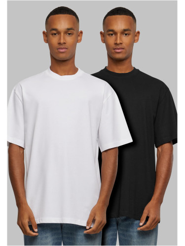 Men's T-shirts Tall 2-Pack white+black