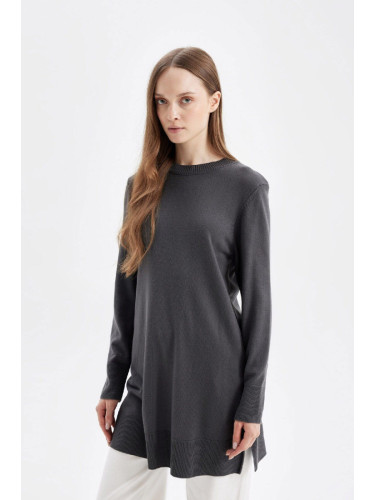 DEFACTO Regular Fit Crew Neck Tunic