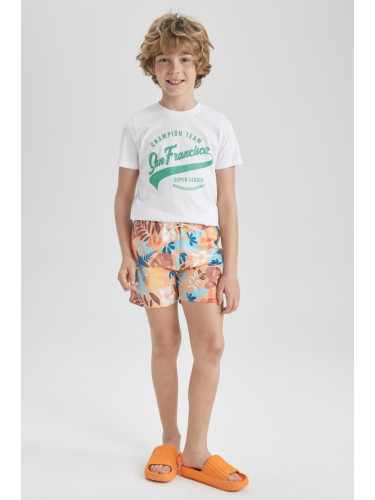 DEFACTO Boy's Patterned Swim Shorts