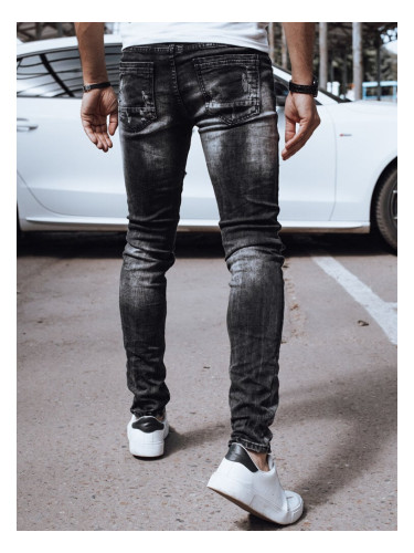 Men's Black Denim Dstreet Pants