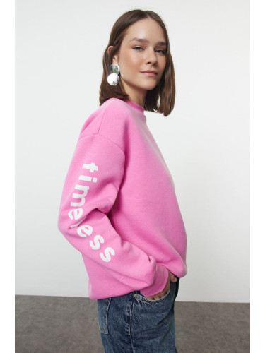 Trendyol Pink Knitted Sweatshirt