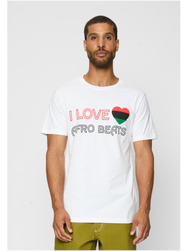 I Love Afro Beats Tee white