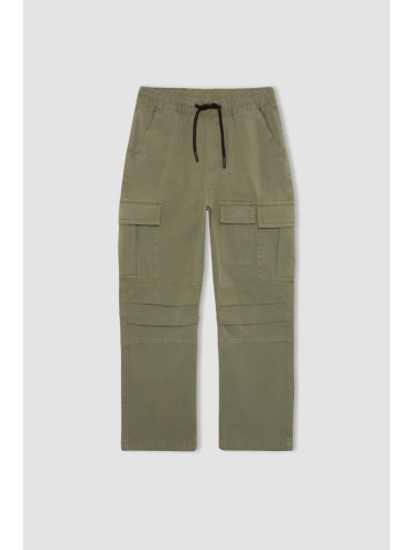 DEFACTO Boys Jogger Straight Leg Gabardine Trousers