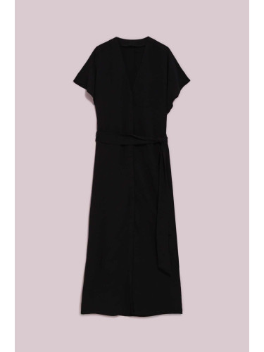 WOMEN'S DRESS L-SU-4046 BLACK