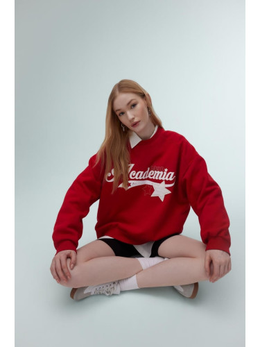 DEFACTO Cool Oversize Fit Printed Sweatshirt