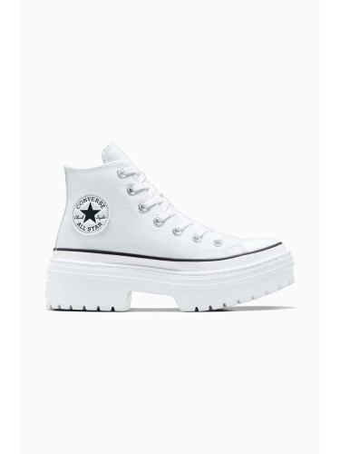 Високи кецове Converse Chuck Taylor All Star Lugged Heel в бяло A10364C