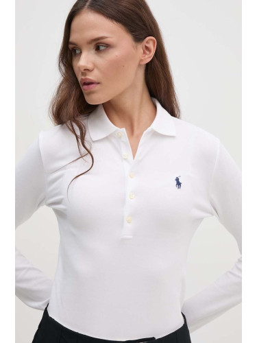 Блуза с дълги ръкави Polo Ralph Lauren в бяло 211958949