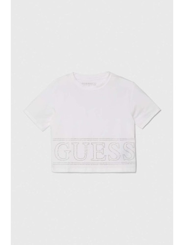 Тениска Guess в бяло J4YI17 K6YW4