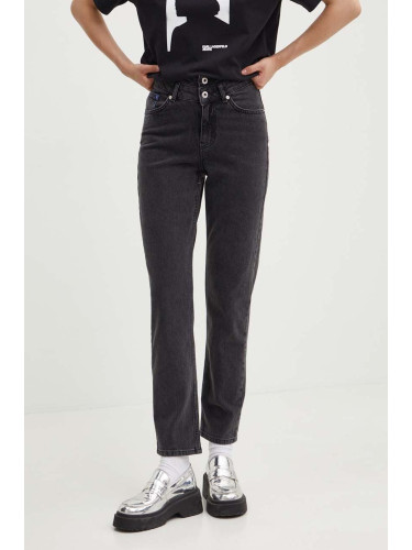 Дънки Karl Lagerfeld Jeans с висока талия 245J1104