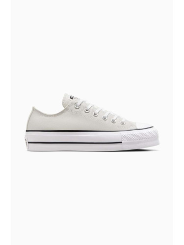 Ниски кецове Converse Chuck Taylor All Star Lift в сиво A11538C