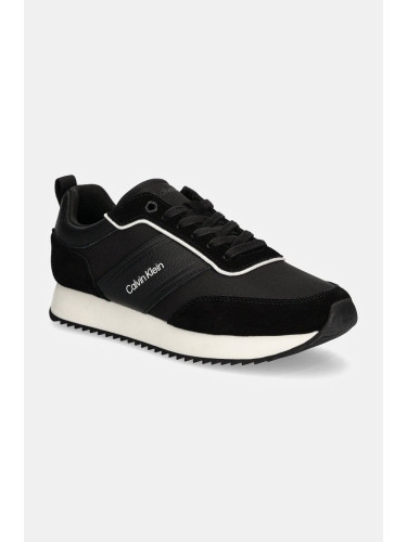 Маратонки Calvin Klein LOW TOP LACE UP MIX в черно HM0HM01554