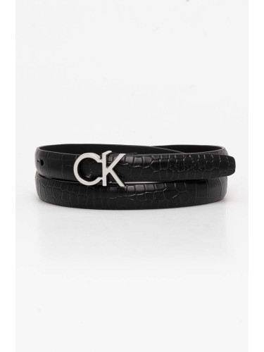 Колан Calvin Klein дамски в черно K60K612390