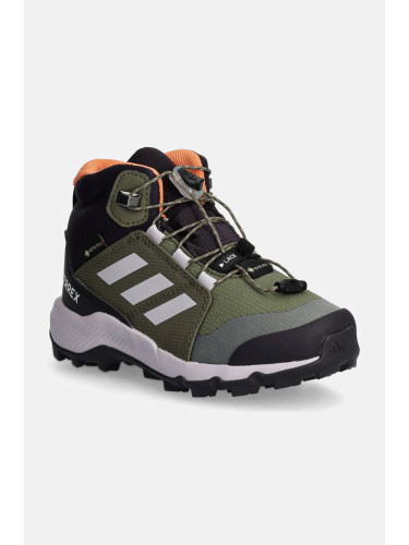 Детски обувки adidas TERREX TERREX MID GTX в зелено ID0928