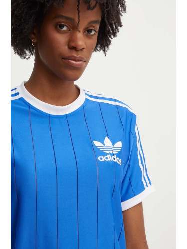 Тениска adidas Originals в синьо IY7233