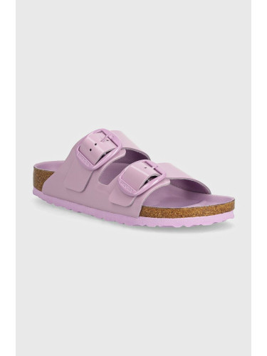 Кожени чехли Birkenstock Arizona Big Buckle в лилаво 1028611