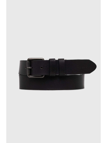 Кожен колан Pepe Jeans TATE BELT мъжки в черно PM021028