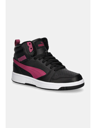 Детски маратонки Puma Rebound V6 Mid WTR в черно 394685