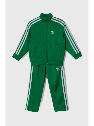 Детски анцуг adidas Originals FIREBIRD в зелено IY4803