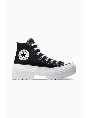 Високи кецове Converse Chuck Taylor All Star Lugged Heel в черно A08258C