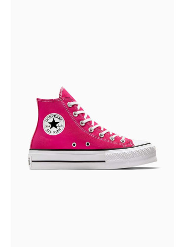 Високи кецове Converse Chuck Taylor All Star Lift в розово A08288C