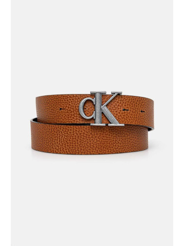 Колан с две лица Calvin Klein Jeans мъжки в черно K50K512084