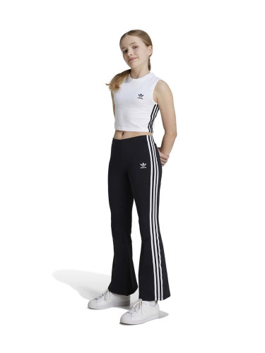 Детски спортен панталон adidas Originals FLAI LEGGINGS в черно с апликация IY9785