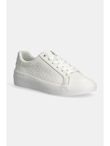 Маратонки Calvin Klein VULC LACE UP MONO MIX в бяло HW0HW02212