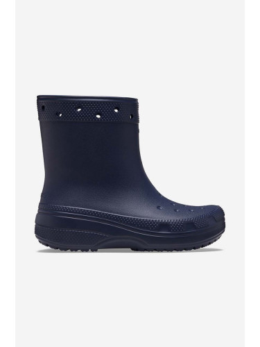 Гумени ботуши Crocs Classic Rain Boot в синьо