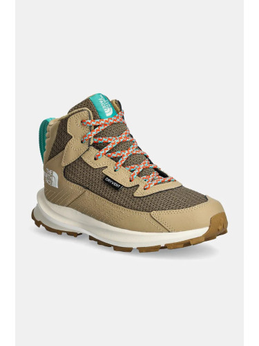 Детски обувки The North Face FASTPACK HIKER MID WP в бежово NF0A7W5VV7O1