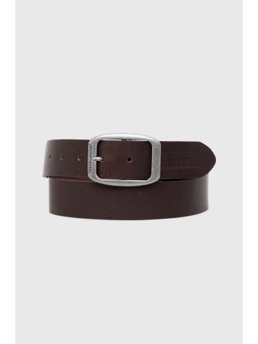 Кожен колан Pepe Jeans WADE BELT мъжки в кафяво PM021025