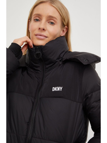 Яке Dkny в черно със зимна изолация