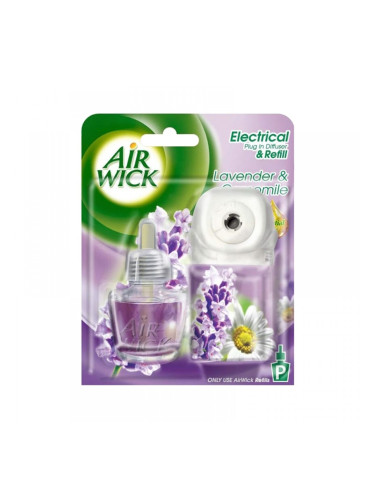 Air Wick Ароматизатор, електрически, лавандула, с включен пълнител, 19 ml