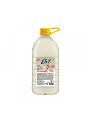 Elvi Течен сапун, нежна страст, 5 L, бял