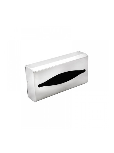 Dayco Кутия за кърпи Kleenex, 12.5 х 25 х 6.5 cm, инокс