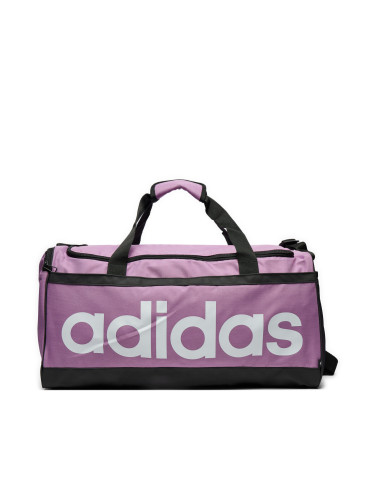 Сак adidas Essentials Linear Duffel Bag Medium IZ1898 Виолетов