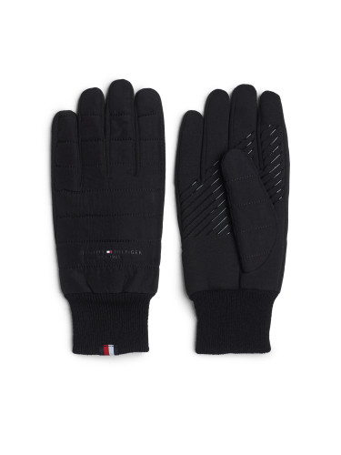 Мъжки ръкавици Tommy Hilfiger Th Established Mix Nylon Gloves AM0AM07884 Черен