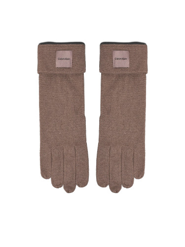 Дамски ръкавици Calvin Klein Chunky K60K612619 Сив