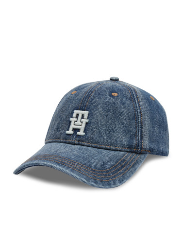 Шапка с козирка Tommy Hilfiger Utility Denim Cap AW0AW16361 Син