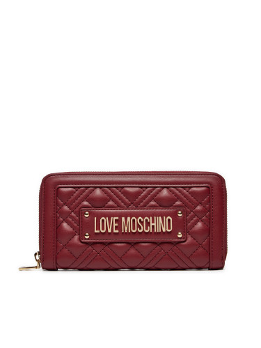 Голям дамски портфейл LOVE MOSCHINO JC5600PP1LLA0552 Бордо