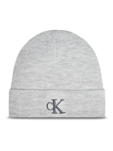 Шапка Calvin Klein Monogram Embro K60K612319 Сив