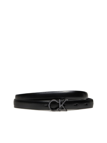 Дамски колан Calvin Klein Ck Thin Belt 1.5Cm K60K612360 Черен