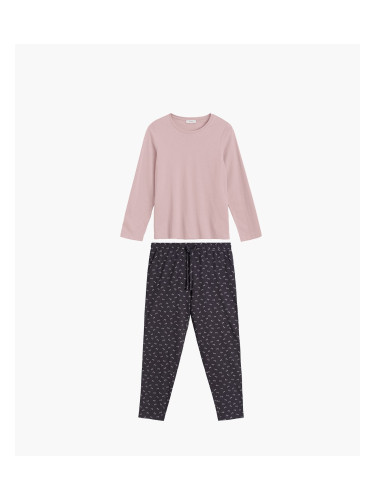 Women's pajamas ATLANTIC - pink/graphite