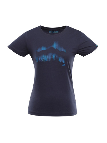 Women's organic cotton t-shirt ALPINE PRO EKKA mood indigo pc variant