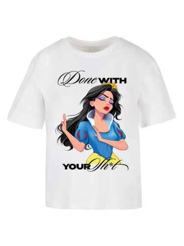 Women's T-shirt Done With Your Sh*it white
