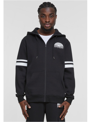 Men's Southpole College Zip Hoody black/white